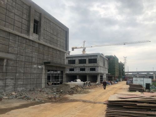 黃金商鋪預鑒財富，建工城陵磯國際汽車城工程進展喜人